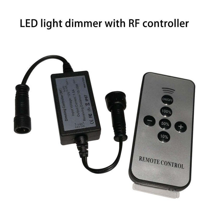 Package Size 123x55x35mm PC LED Light Dimmer Developed SMY Lighting Deck Lights Offering Smooth And Dimming Control