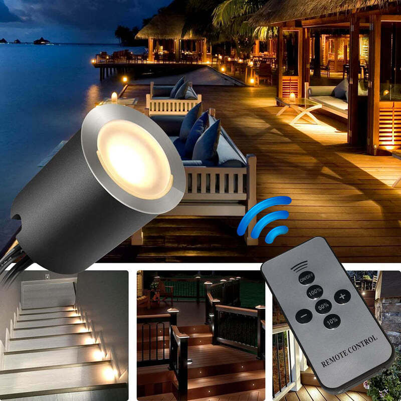 Package Size 123x55x35mm PC LED Light Dimmer Developed SMY Lighting Deck Lights Offering Smooth And Dimming Control