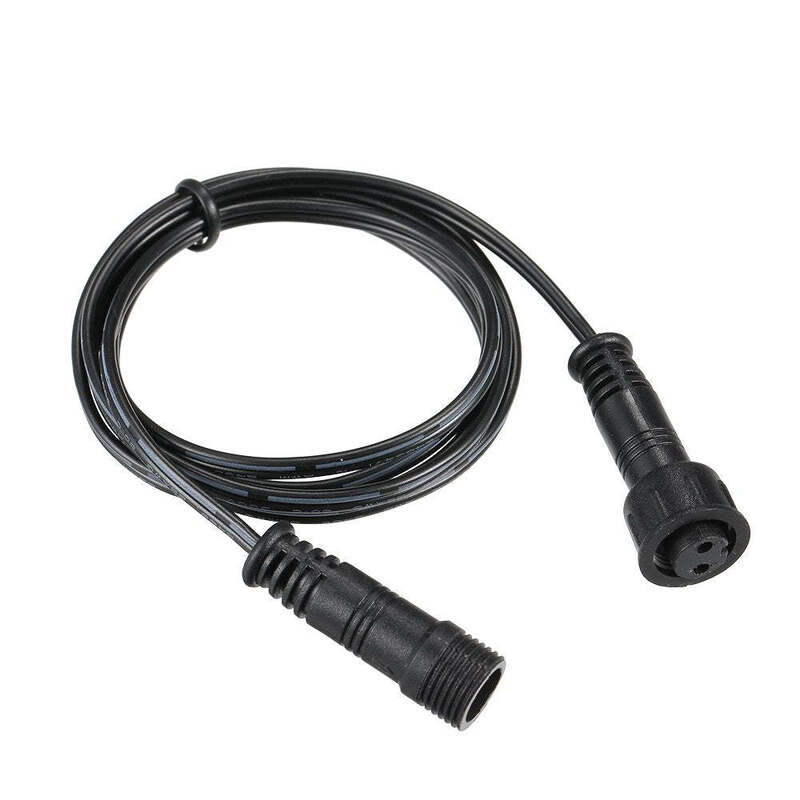Waterproof IP67 UL Listed & ETL Approved 16.5 ft SMY Deck Light Extension Cable for Outdoor Lighting