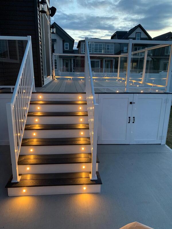5 Pack Robust Deck Lights Without Transformer Ideal Choice For Commercial Outdoor Lighting Projects Needing Illumination
