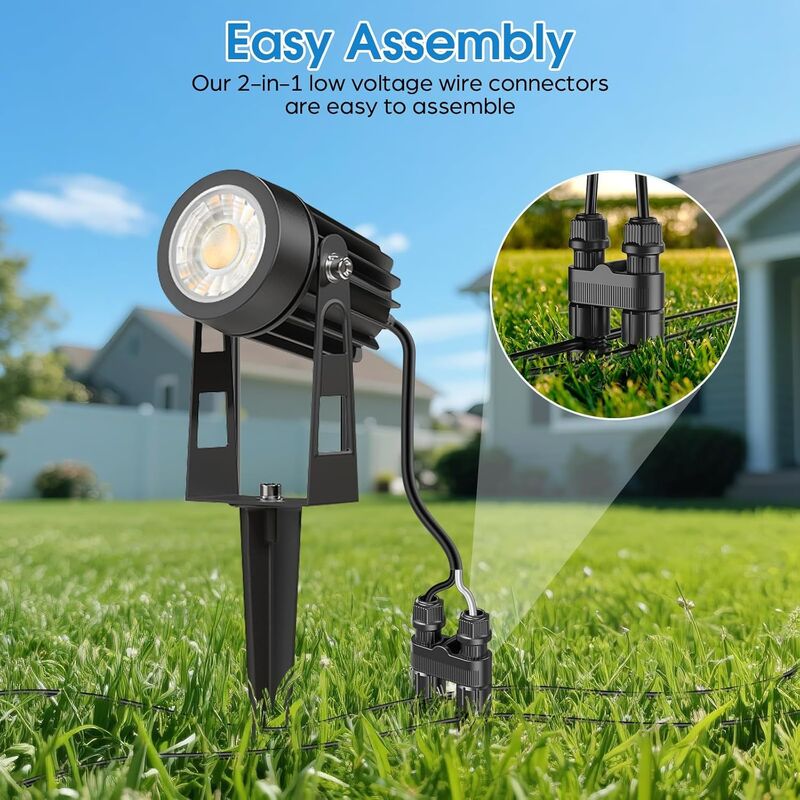 Low Voltage Landscape Lighting Wire Connectors 12Pack
