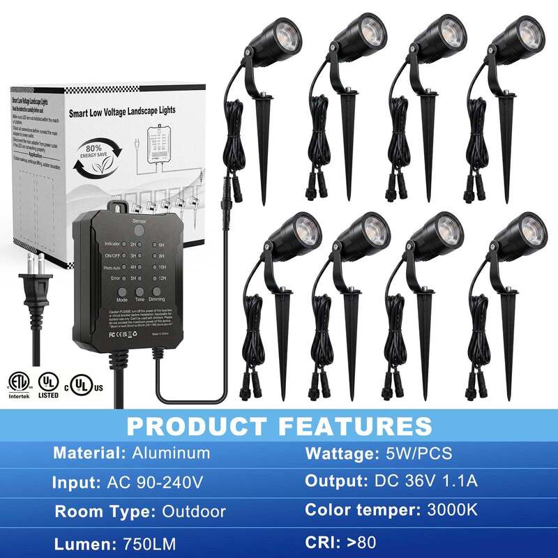 SMY Lighting All-in-One Low Voltage Landscape Lights
