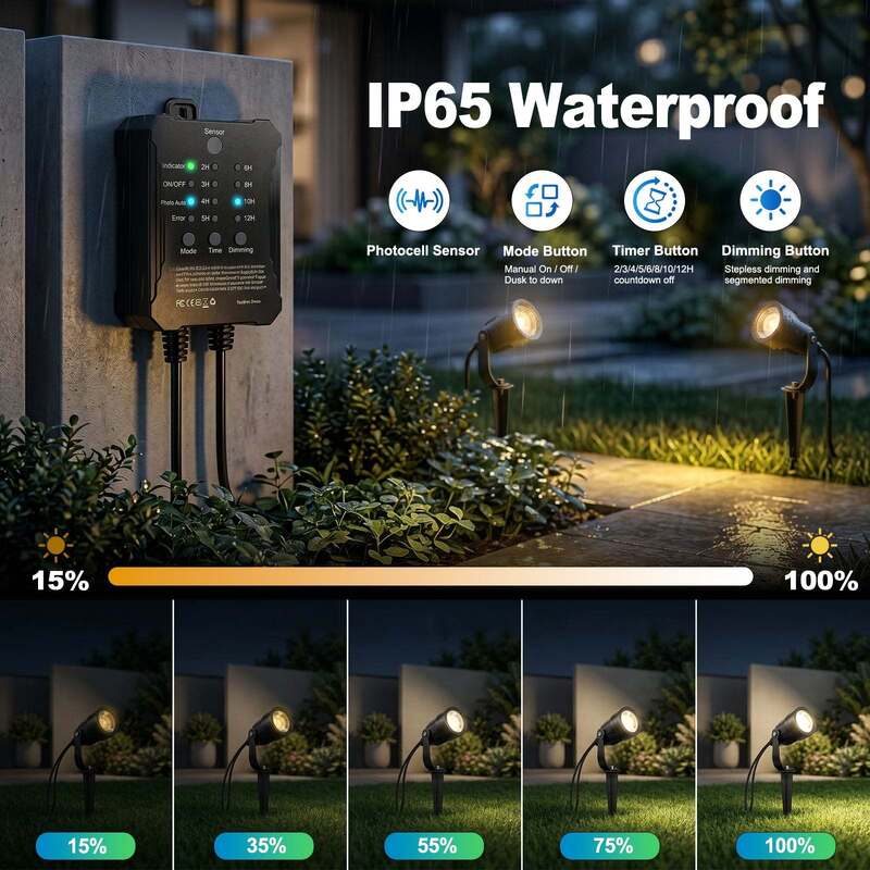 SMY Lighting All-in-One Low Voltage Landscape Lights