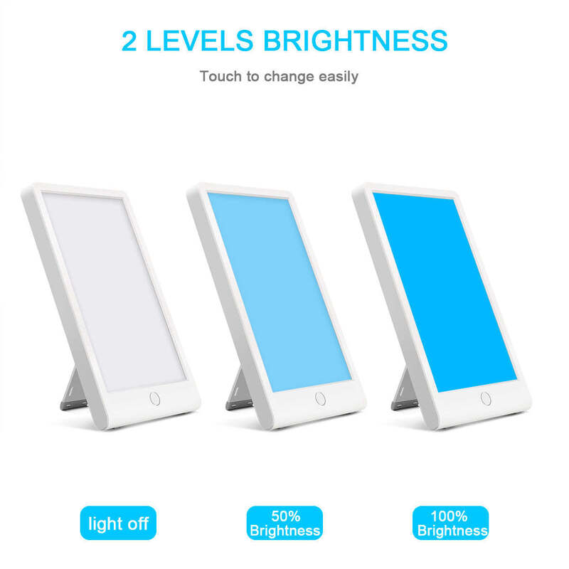 9.45 5.59 0.71 inch LTL-101G-WHI Blue Light Therapy Lamp Designed to Provide Effective Phototherapy Solutions for Medical and Wellness Facilities