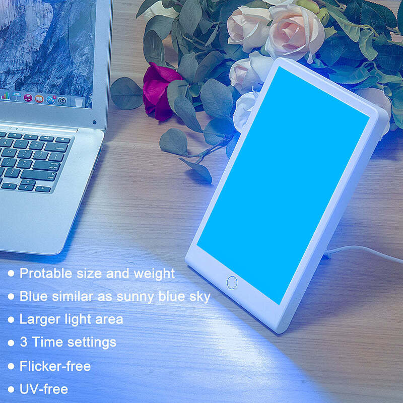 9.45 5.59 0.71 inch LTL-101G-WHI Blue Light Therapy Lamp Designed to Provide Effective Phototherapy Solutions for Medical and Wellness Facilities