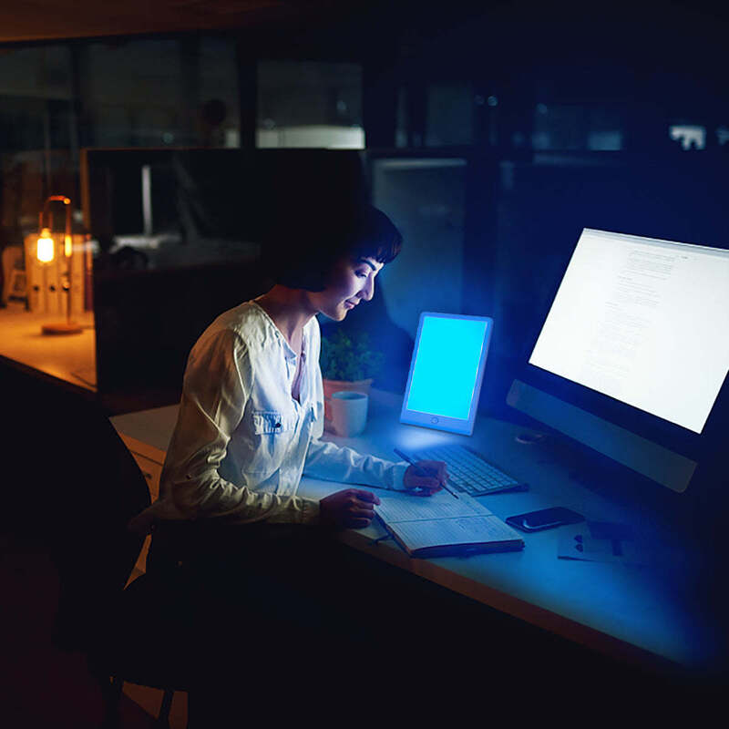 9.45 5.59 0.71 inch LTL-101G-WHI Blue Light Therapy Lamp Designed to Provide Effective Phototherapy Solutions for Medical and Wellness Facilities