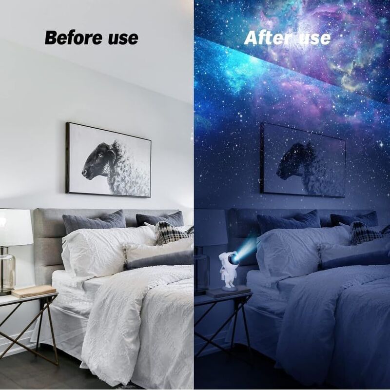 Swith Switch Mode Included Astronaut Galaxy Light Projector Suitable for Professional Photographers Videographers and Event Planners